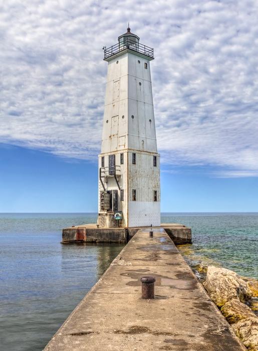 Franfort North Breakwater Lighthouse Wall Decal