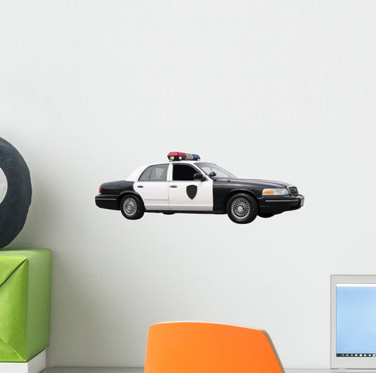 Police Car Wall Decal