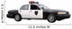 Police Car Wall Decal