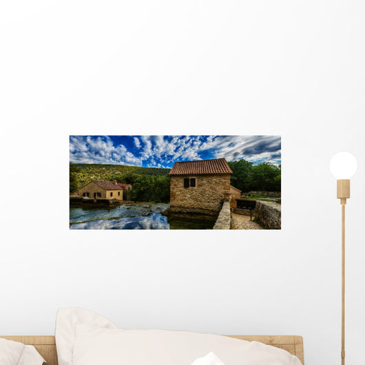 Stone Old House Krka Wall Decal