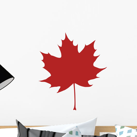 Red Organic and Natural Wall Decal