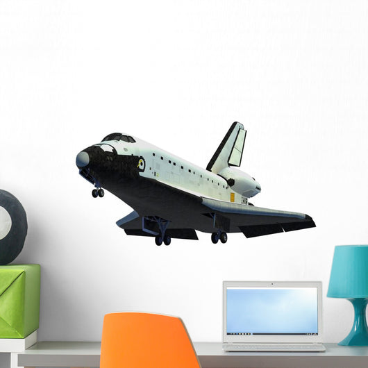 Landing Space Shuttle Wall Decal