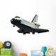 Landing Space Shuttle Wall Decal