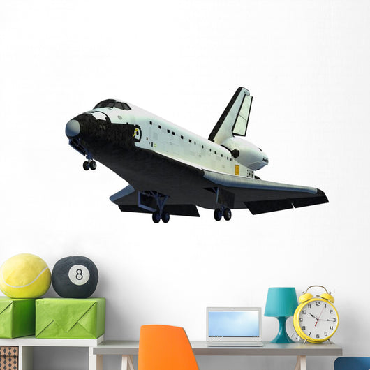 Landing Space Shuttle Wall Decal