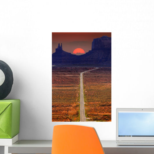 Digitally Created Image Roadway Wall Decal