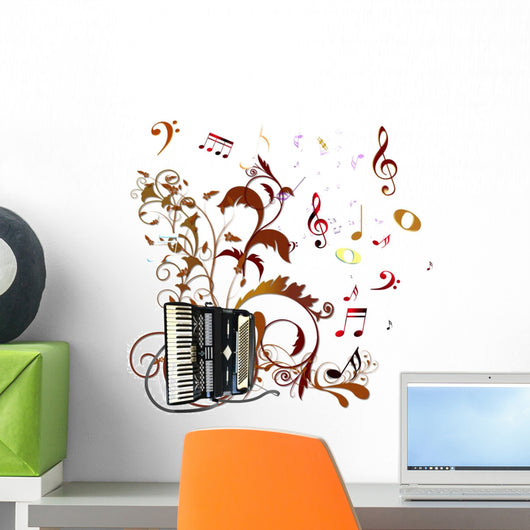 Balliamo Con La Fisarmonica Wall Decal