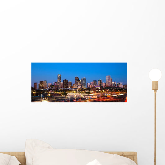 Downtown Urban Metro City Wall Decal