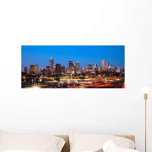 Downtown Urban Metro City Wall Decal