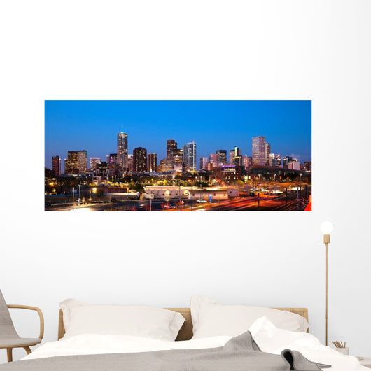 Downtown Urban Metro City Wall Decal