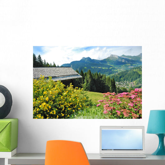 Mountain Chalet Wall Decal