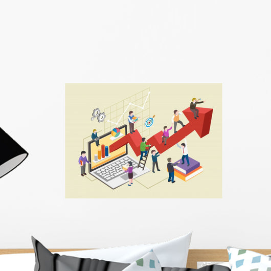 Economic Growth Concept Wall Decal