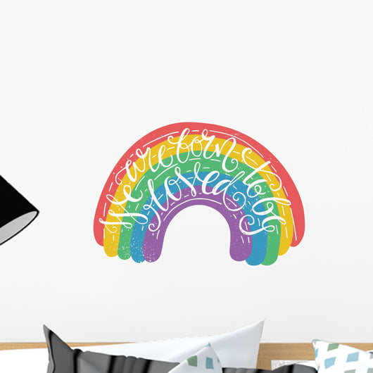 Gay Pride Quote Wall Decal