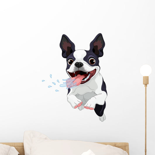 Terrier Boston Wall Decal