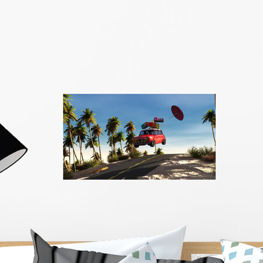 Car Rally Wall Decal