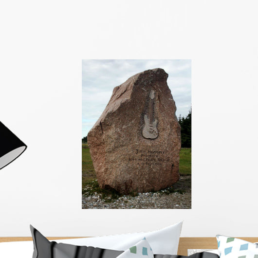 Jimi Hendrix Memorial Wall Decal