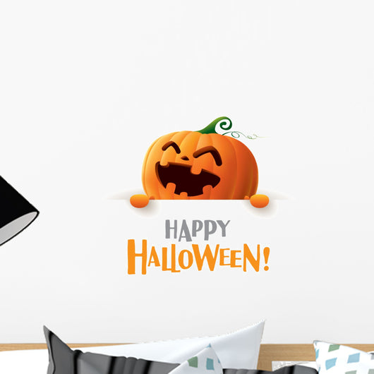 Happy Halloween Pumpkin Wall Decal