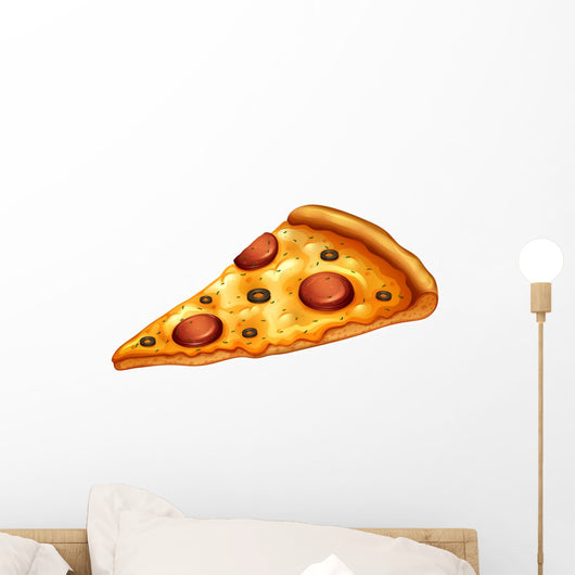 Slice Pepperoni Pizza Wall Decal