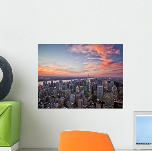 New York Sunset Wall Decal