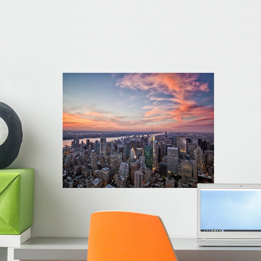 New York Sunset Wall Decal