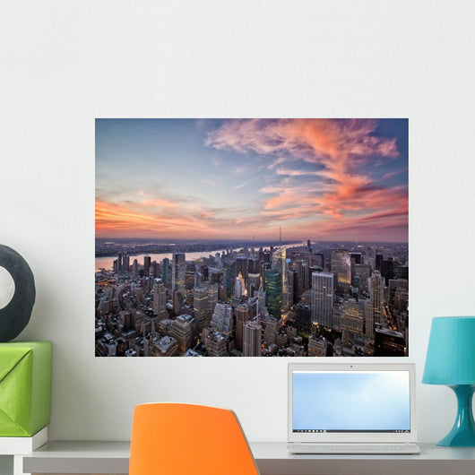 New York Sunset Wall Decal
