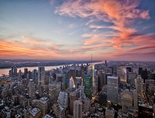 New York Sunset Wall Decal