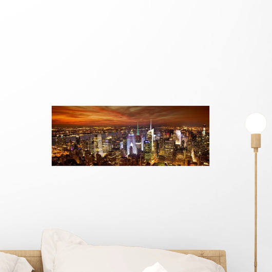 New York Skyline Wall Decal