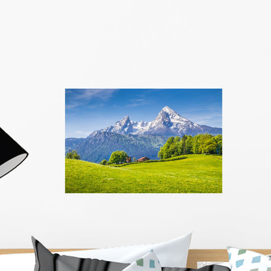 Swiss Alps Landscape Wall Decal