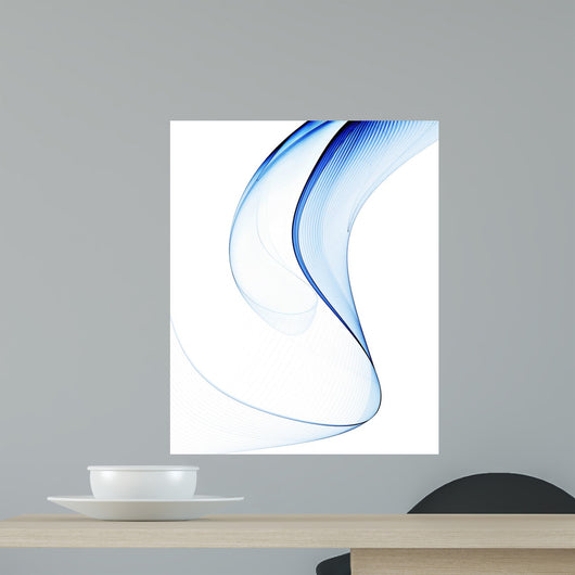 Abstract Wisp Illustration Wall Decal
