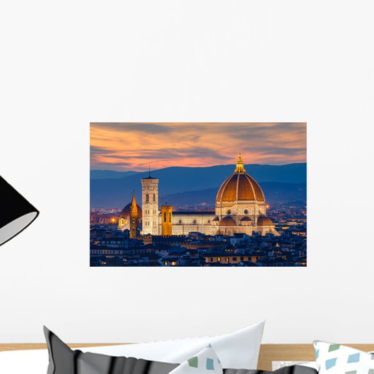 Twilight Duomo Florence Wall Decal