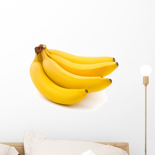Bunch Bananas White Wall Decal