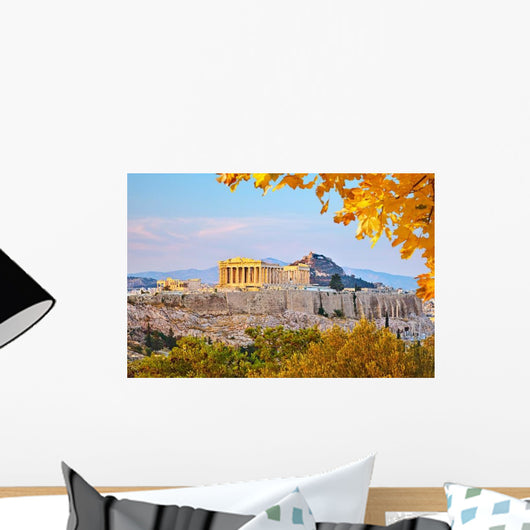 Acropolis Athens Evening Wall Decal