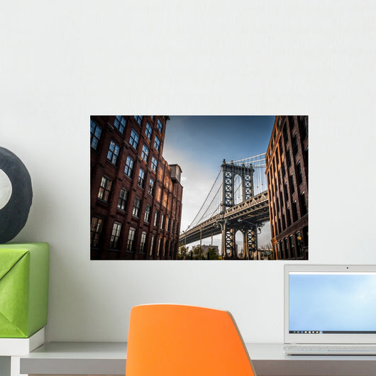 Manhattan Bridge Seen from Wall Decal