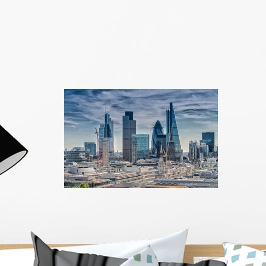 London Modern Skyline Wall Decal