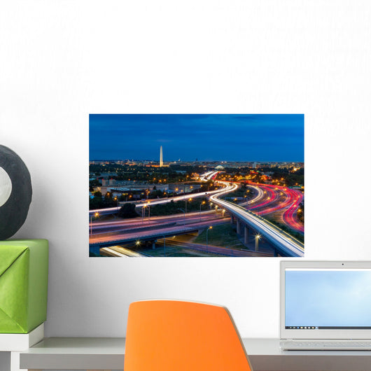 Washington Dc Cityscape Dusk Wall Decal