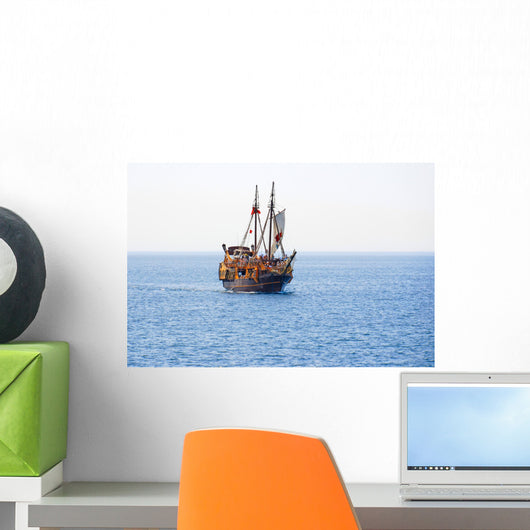 Tourist Cruise Pirate Sailing Wall Decal