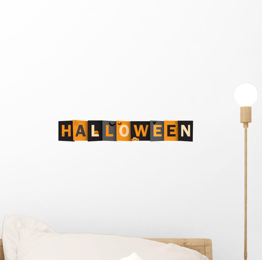 Halloween Vector Letters and Symbols Wall Decal