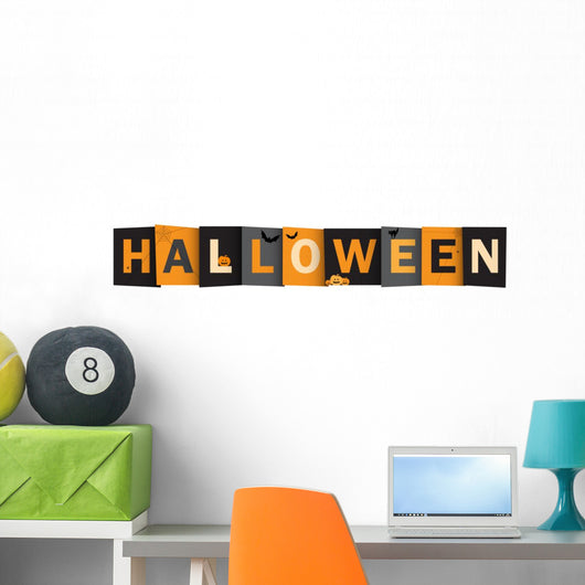 Halloween Vector Letters and Symbols Wall Decal