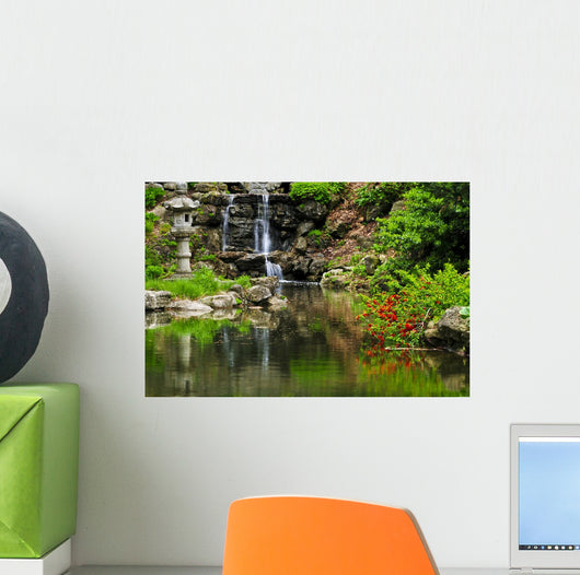 Cascading Waterfall and Pond Wall Decal