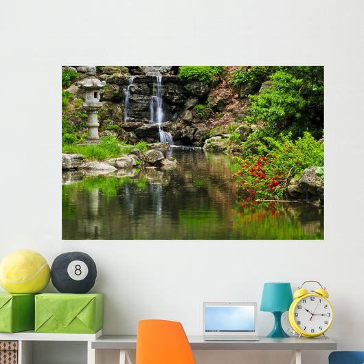 Cascading Waterfall and Pond Wall Decal