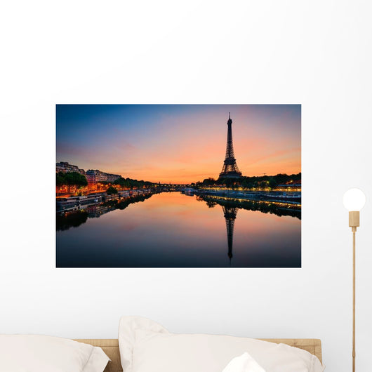 Sunrise Eiffel Tower Paris Wall Decal