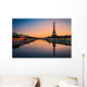 Sunrise Eiffel Tower Paris Wall Decal