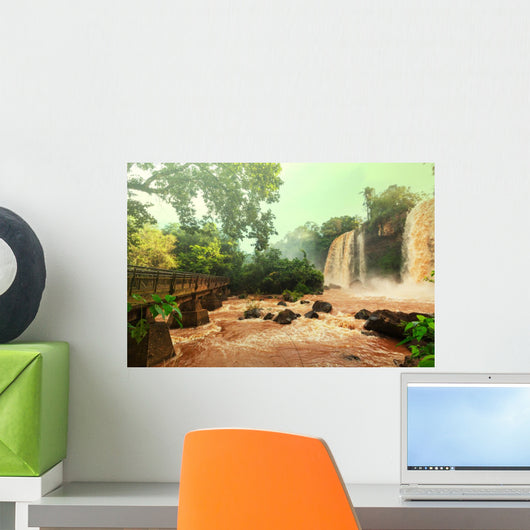 Flooded Iguazu Falls Wall Decal