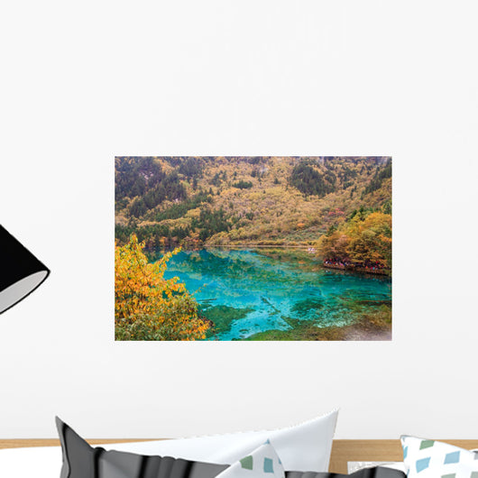 Jiuzhaigou Scenery Blue Lake Wall Decal