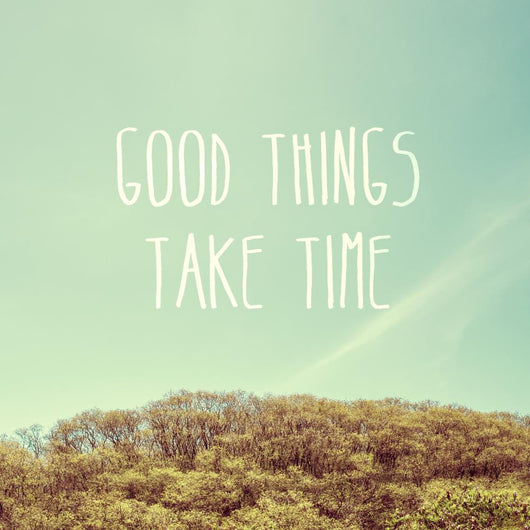 Inspiration Quote Good Things Wall Decal