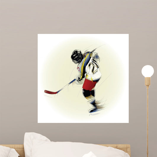 Ink Drawing Illustration Ice Wall Decal