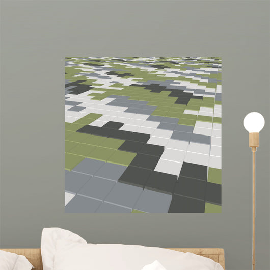 Digital Camouflage Wall Decal