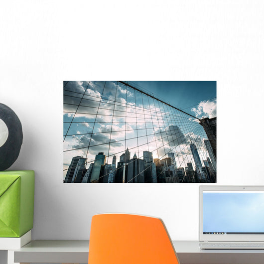 New York Brooklyn Bridge Wall Decal