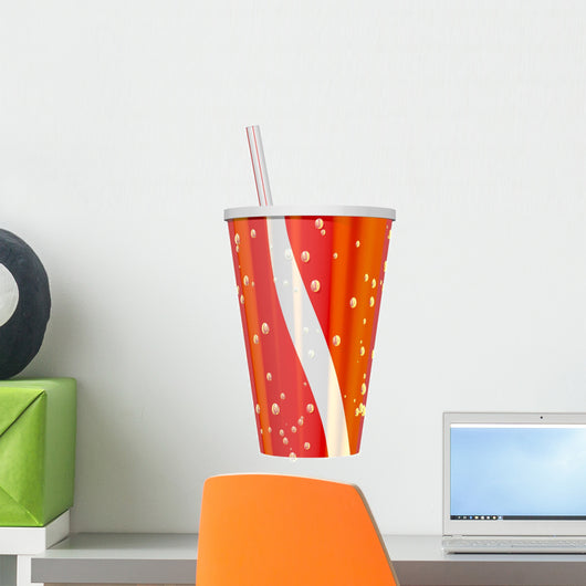 Ice Cold Drink Wall Decal