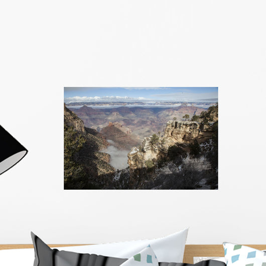 Winter Fog Grand Canyon Wall Decal