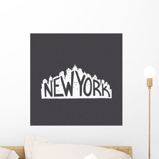 Typography Poster Wall Decal
